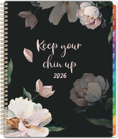 2026 Planner - Jan. 2026 - Dec. 2026, 8.5" x 11" Planner Weekly and Monthly, Calendar Planner 2026 with 3 Interchangeable & Waterproof Covers, 12 Monthly Tabs