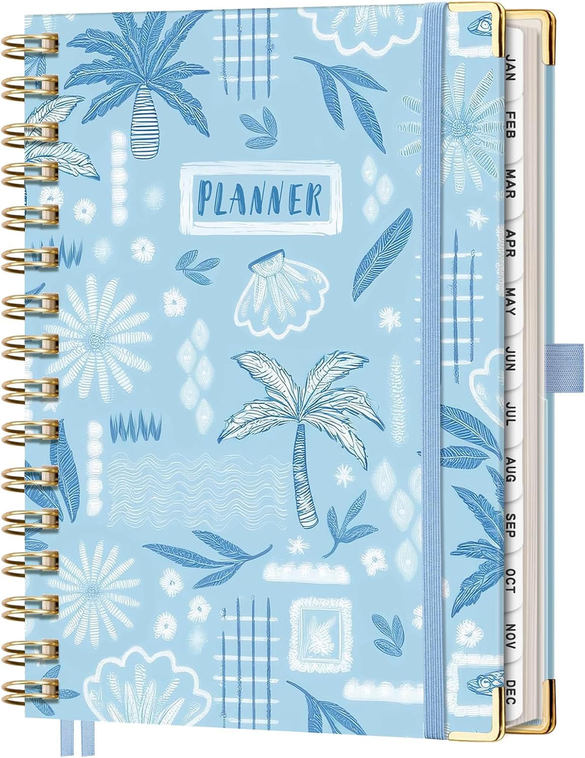 AHGXG 2026 Planner, Weekly and Monthly Planner for Women, Jan 2026 - Dec 2026, Medium Size (5.7" x 8.3"), Calendar 2026, Hardcover with Monthly Tabs, Spiral-Bound, 100 GSM Thick Paper, Colourful Tree - Image 10
