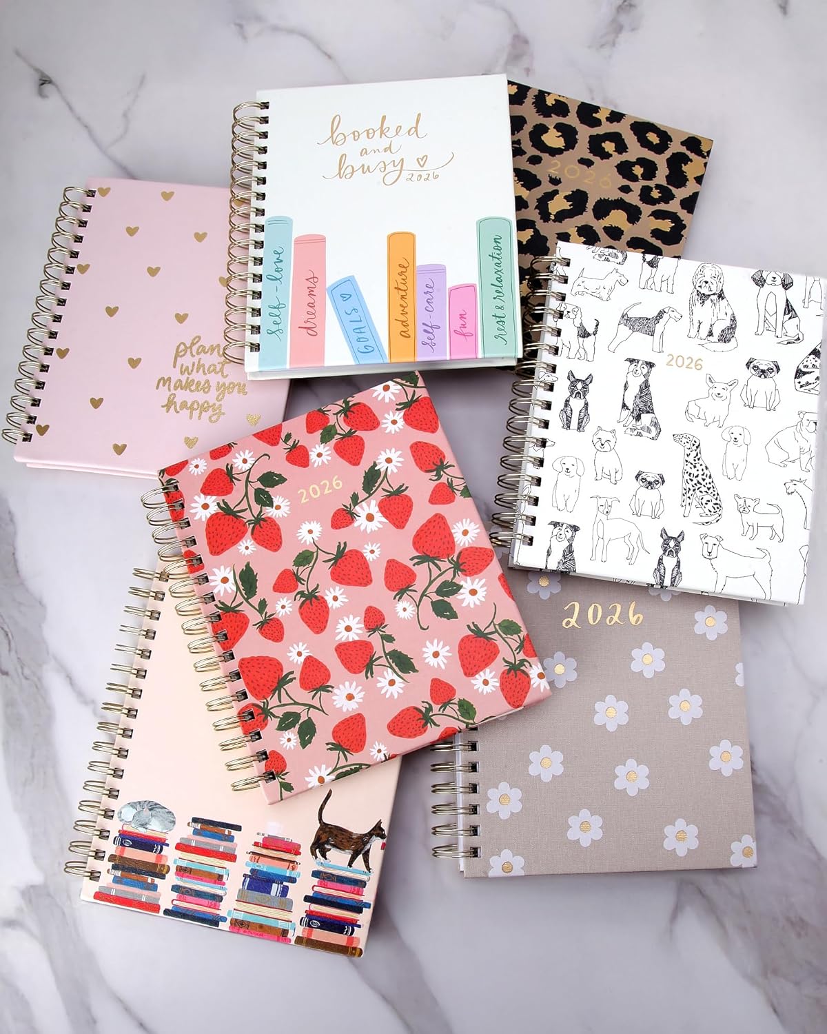 WORLD TRAVELER 2026 Planner Weekly and Monthly - 7'' x 8.75'' Hard Cover January December Spiral Daily Planner 2026 To Do List, Size 7X8.75, Brown Cheetah Print - Image 2