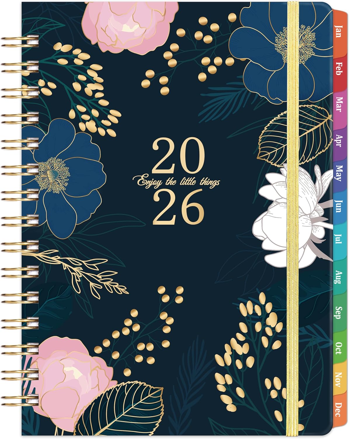 2026 Planner - 2026 Planner Weekly and Monthly, Jan 2026 - Dec 2026, Calendar Planner with Monthly Tabs, 6.4" x 8.5", Twin-Wire Binding, Thick Paper, Inner Pocket, Holidays