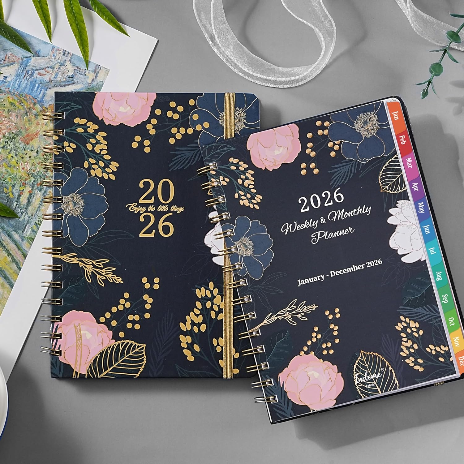 2026 Planner - 2026 Planner Weekly and Monthly, Jan 2026 - Dec 2026, Calendar Planner with Monthly Tabs, 6.4" x 8.5", Twin-Wire Binding, Thick Paper, Inner Pocket, Holidays - Image 7