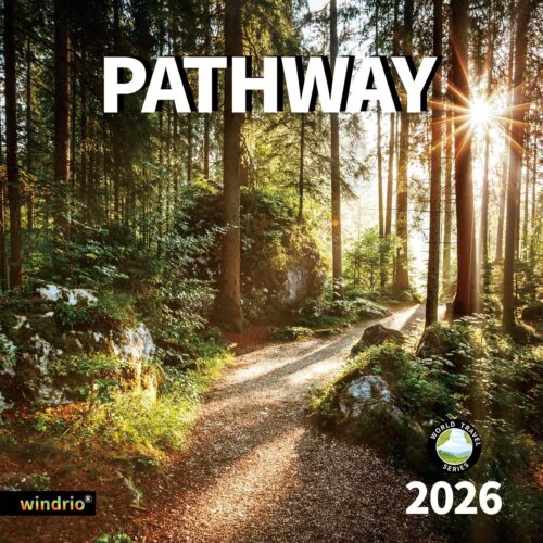 2026 Wall Calendar,Calendar 2026, November 2025 - December 2026, Wall Calendar Pathways, 12" x 24" Opened,Full Page Months Thick & Sturdy Paper for Calendar Organizing & Planning